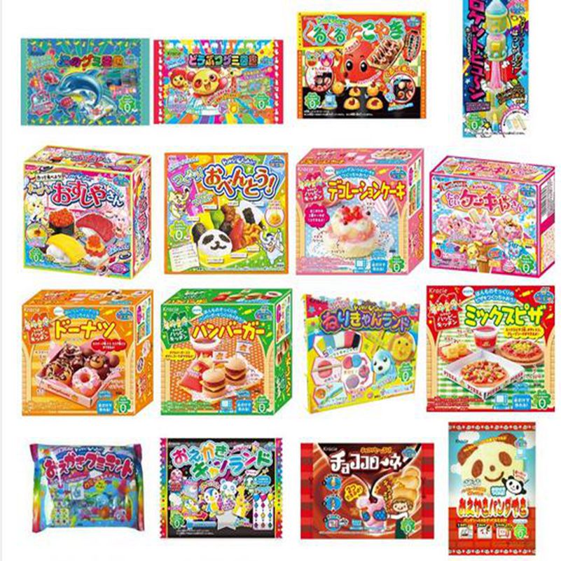 Japanese Snacks - Japonês popin cookin pizza kracie hambúrguer