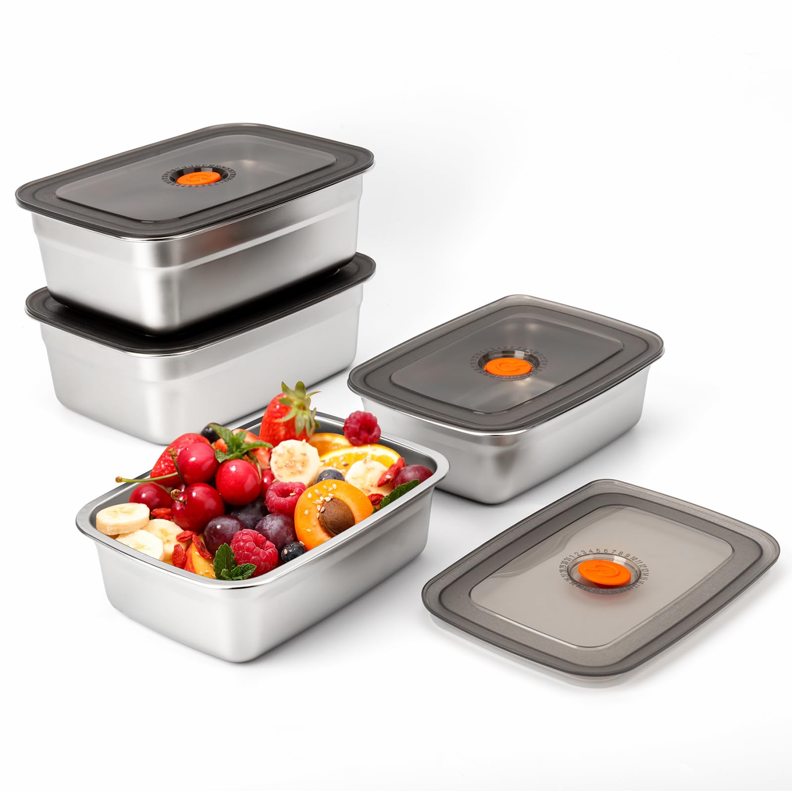 Bento Box - Lancheira de acampamento de aço inoxidável