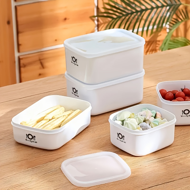 Bento Box - Caixa de Almoço Retangular de Plástico