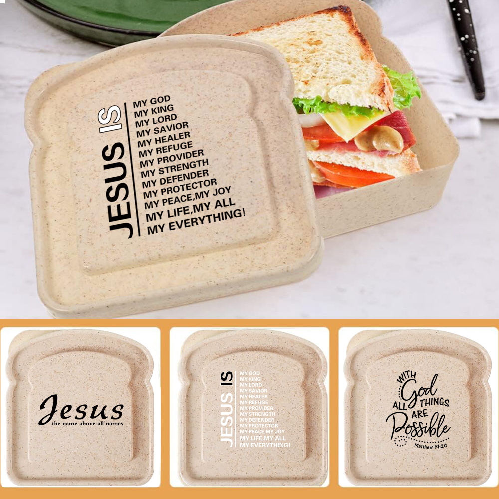 Bento Box - Caixa reutilizável para guardar sanduíches, queijos