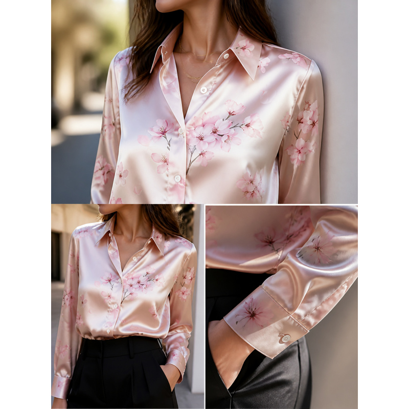 Matcha - Camisa de Manga Longa com Gola