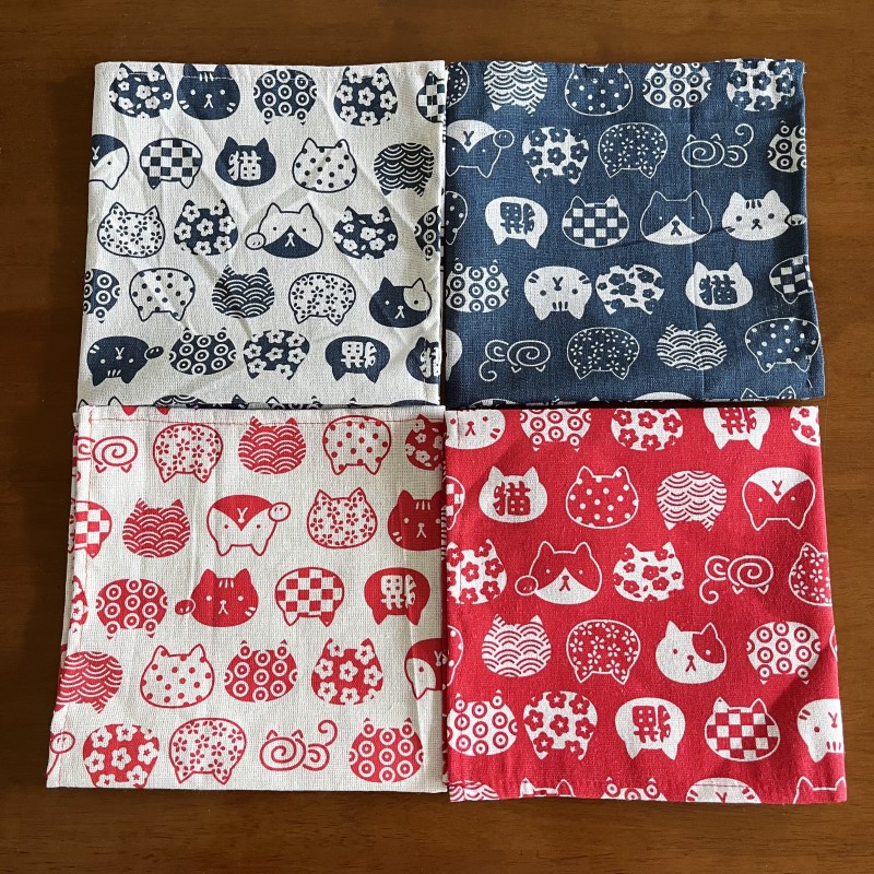 Furoshiki - Toalha de mão vários tamanhos lenço