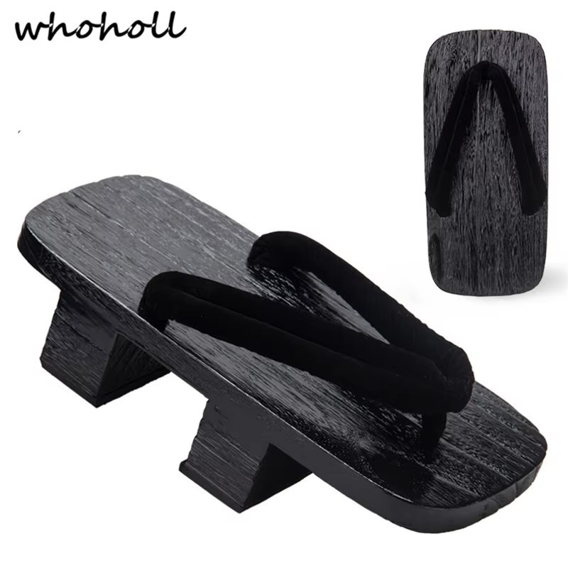 Geta Wooden Sandal - Whoholl jiraiya cosplay japonês quimono geta
