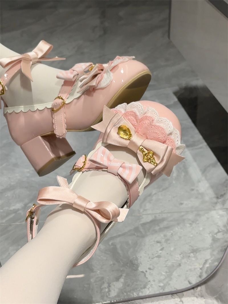 Sapatos Kawaii Lolita com Five - Japanese Tea avaliação e preço