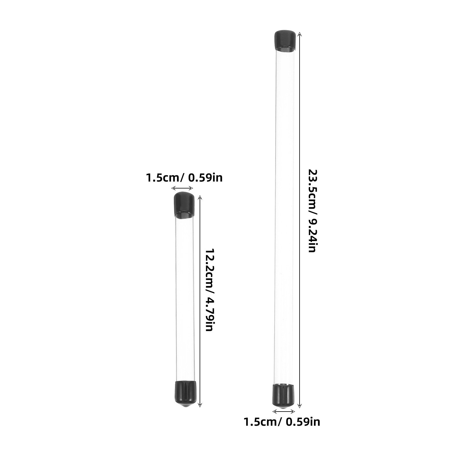 4 unidades de tubos transparen - Incense Holder avaliação e preço