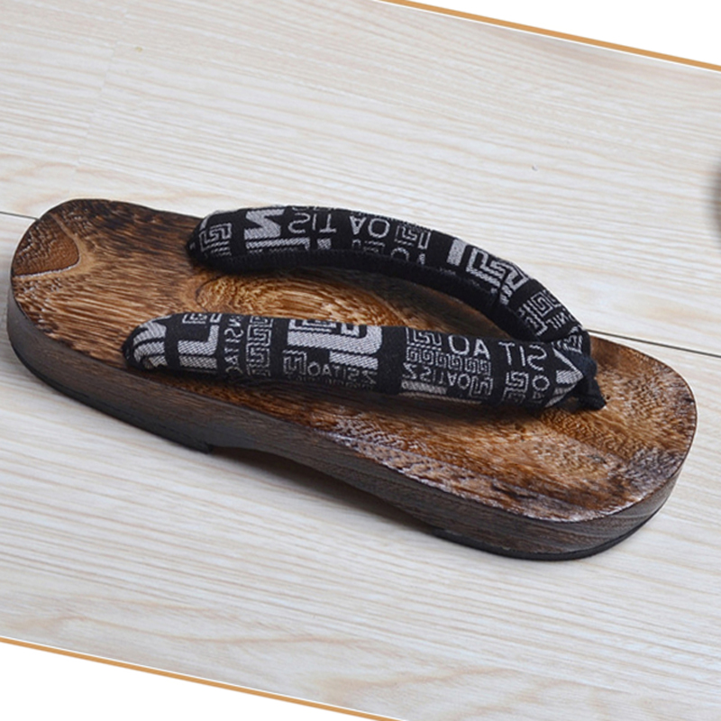Paulownia de madeira unissex c - Geta Wooden Sandal avaliação e preço