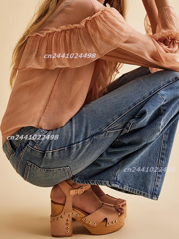 Sandálias Femininas de Platafo - Geta Wooden Sandal avaliação e preço