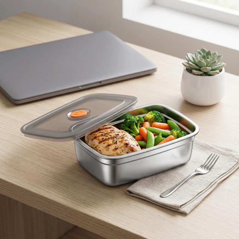 Caixa de Almoço de Aço Inoxidá - Bento Box avaliação e preço