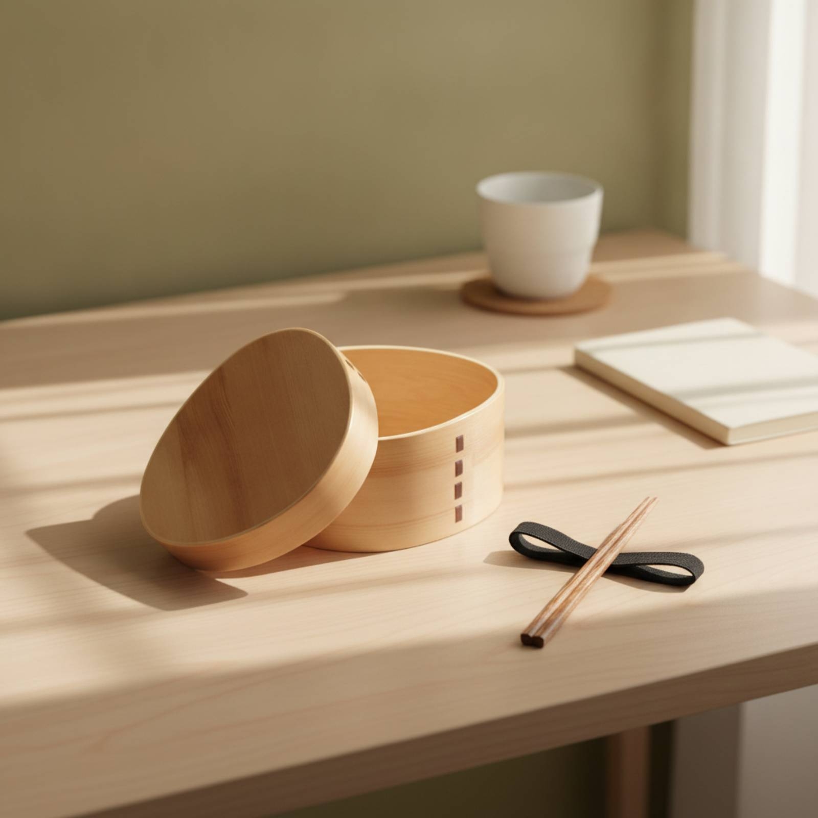 Caixa Bento de Madeira Estilo  - Bento Box avaliação e preço