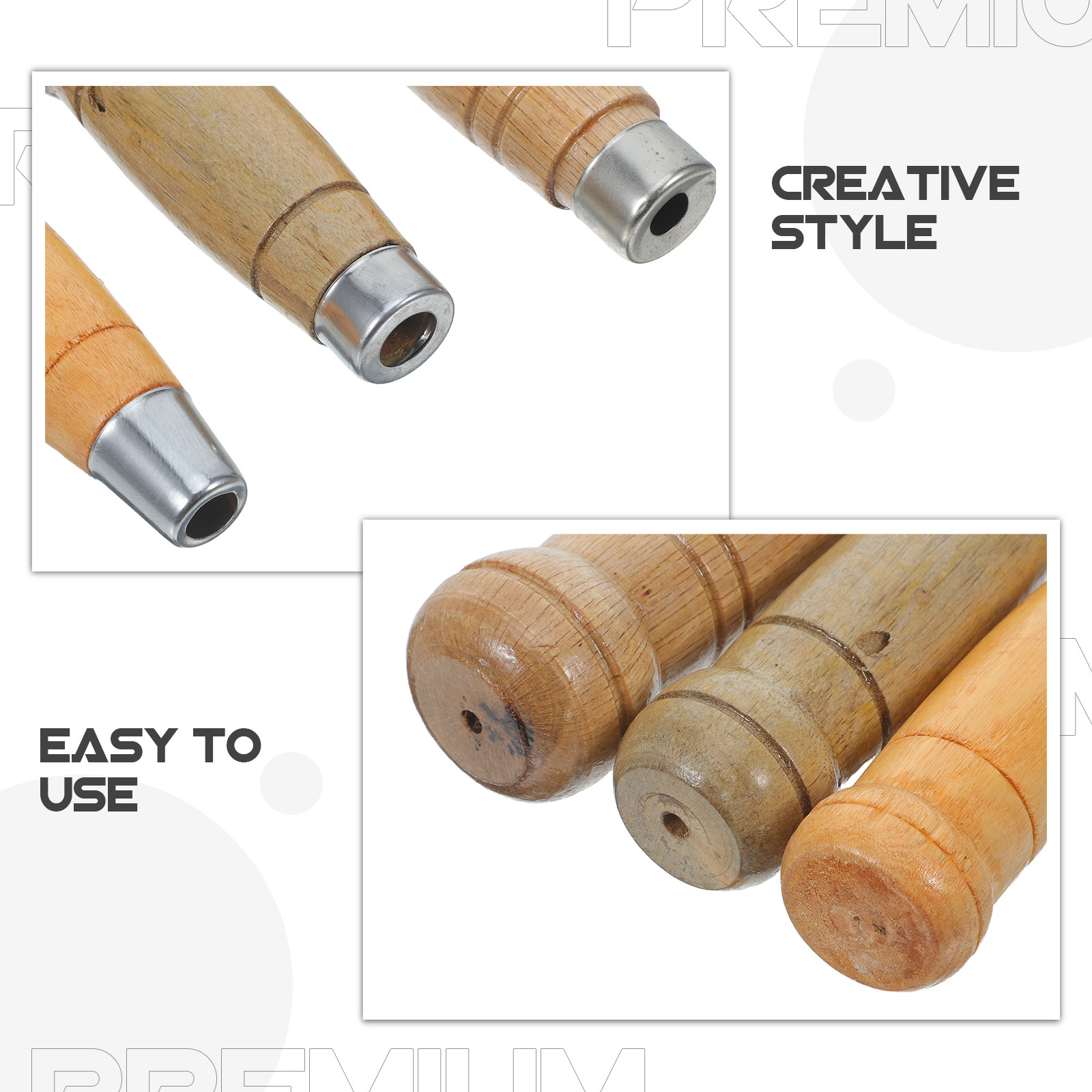 3 Peças de Cabos de Madeira pa - Japanese Knife avaliação e preço