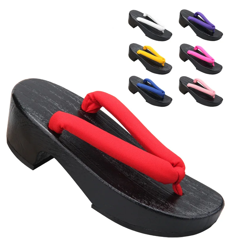 Sandália Feminina Preta em For - Geta Wooden Sandal avaliação e preço
