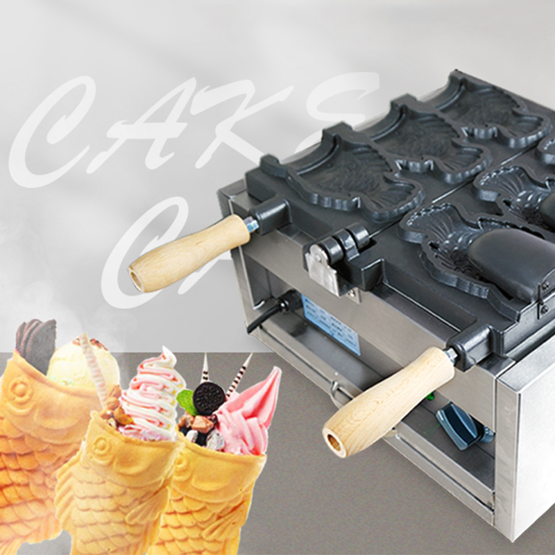 Máquina comercial taiyaki de 3 - Japanese Snacks avaliação e preço