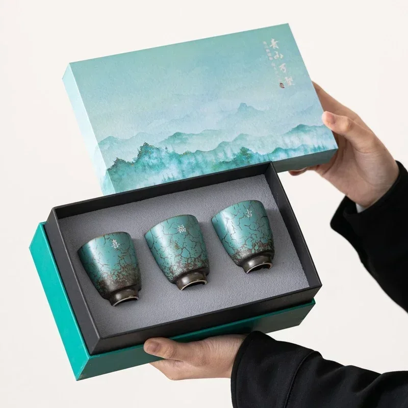 Caixa de presente, xícaras de  - Japanese Pottery avaliação e preço