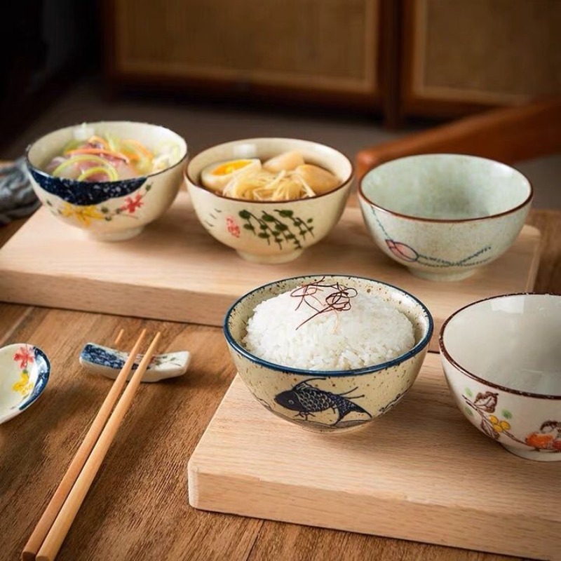 Tigela de arroz de cerâmica es - Japanese Pottery avaliação e preço