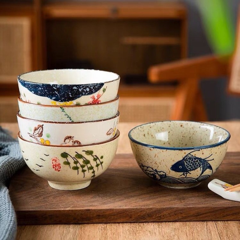 Tigela de arroz de cerâmica es - Japanese Pottery avaliação e preço