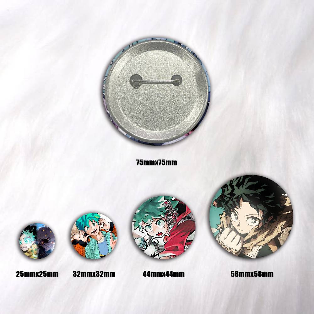 Novos Broches Redondos de Anim - Furoshiki avaliação e preço