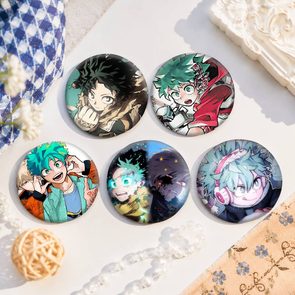 Novos Broches Redondos de Anim - Furoshiki avaliação e preço